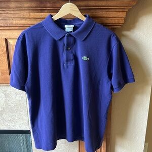 Lacoste purple polo